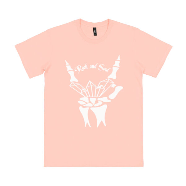 Rock and Soul Logo Tee - Dusty Rose Thumbnail