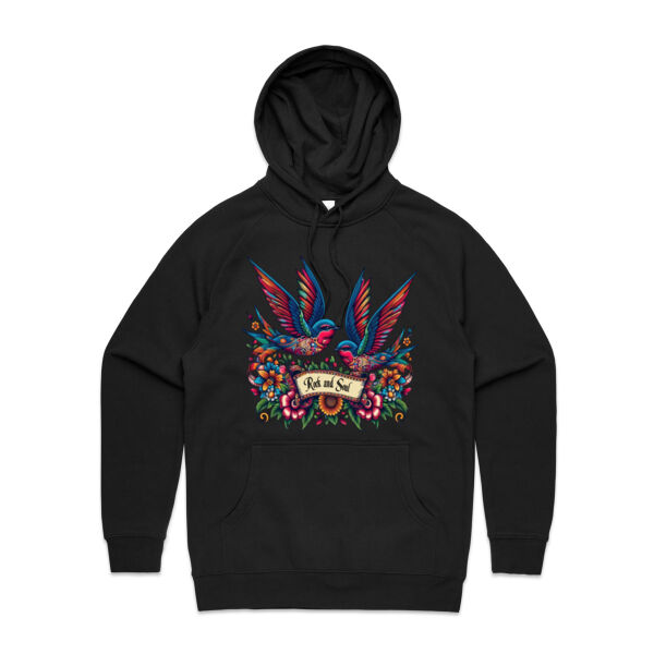 Old School Swallow Tattoo Hoodie Thumbnail