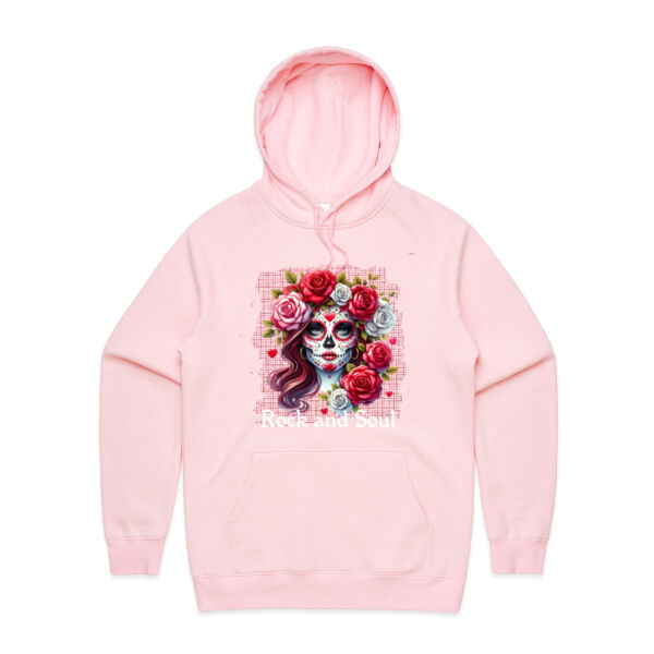 Rose Sugar Skull Hoodie Thumbnail