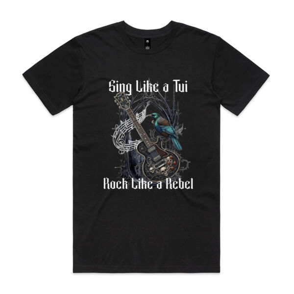 SING LIKE A TUI ROCK LIKE A REBEL Tee Thumbnail