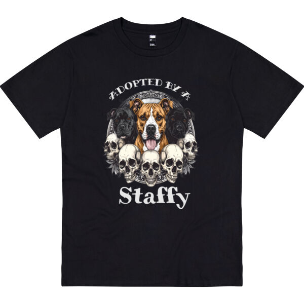 ADOPTED BY A STAFFY Tee Thumbnail